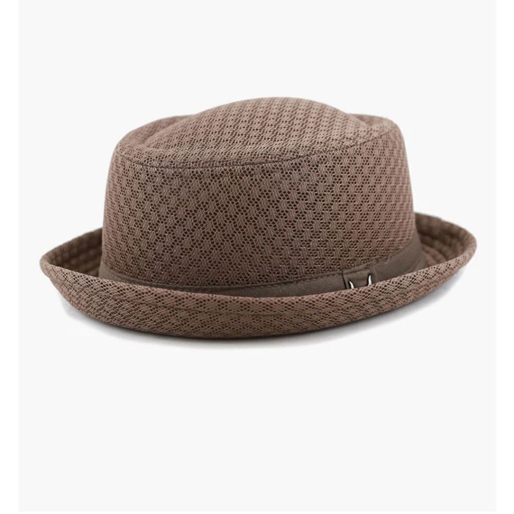 BRAND NEW BLACK HORN - LIGHT WEIGHT COOL SOFT MESH PORKPIE